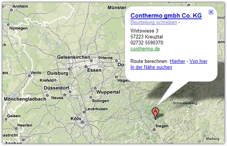 ConThermo Google-Maps